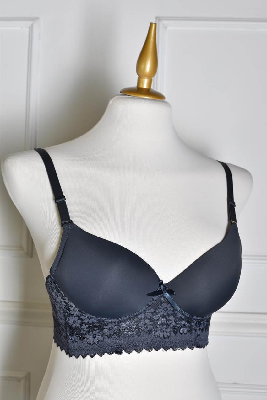 Brasier tipo bustier /Tallas Extras, 131 (Gris)