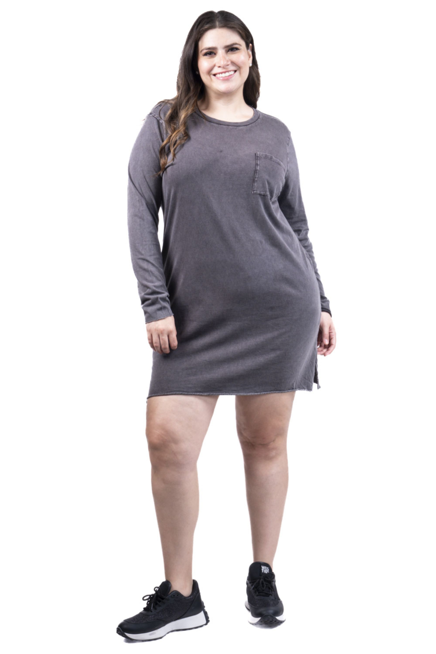 Vestido deportivo Roman Fashion /Tallas Extras, 2026 (Gris)
