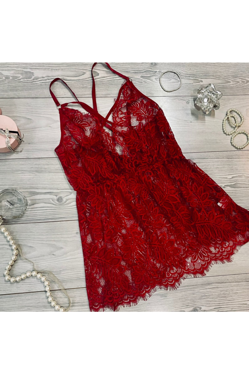 Babydoll tallas extras, 266 (Rojo)