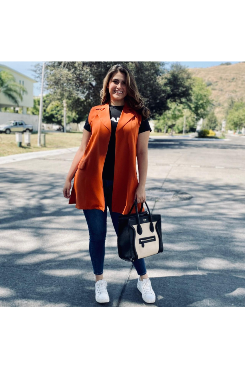 Pantalón Mujer Chaleco Zara Mujer Negro Largo Chaleco Largo