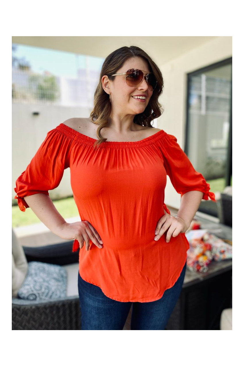 Blusa Roja Blusas Para NiÃ±as Campesinas Blusa Campesina Moderna