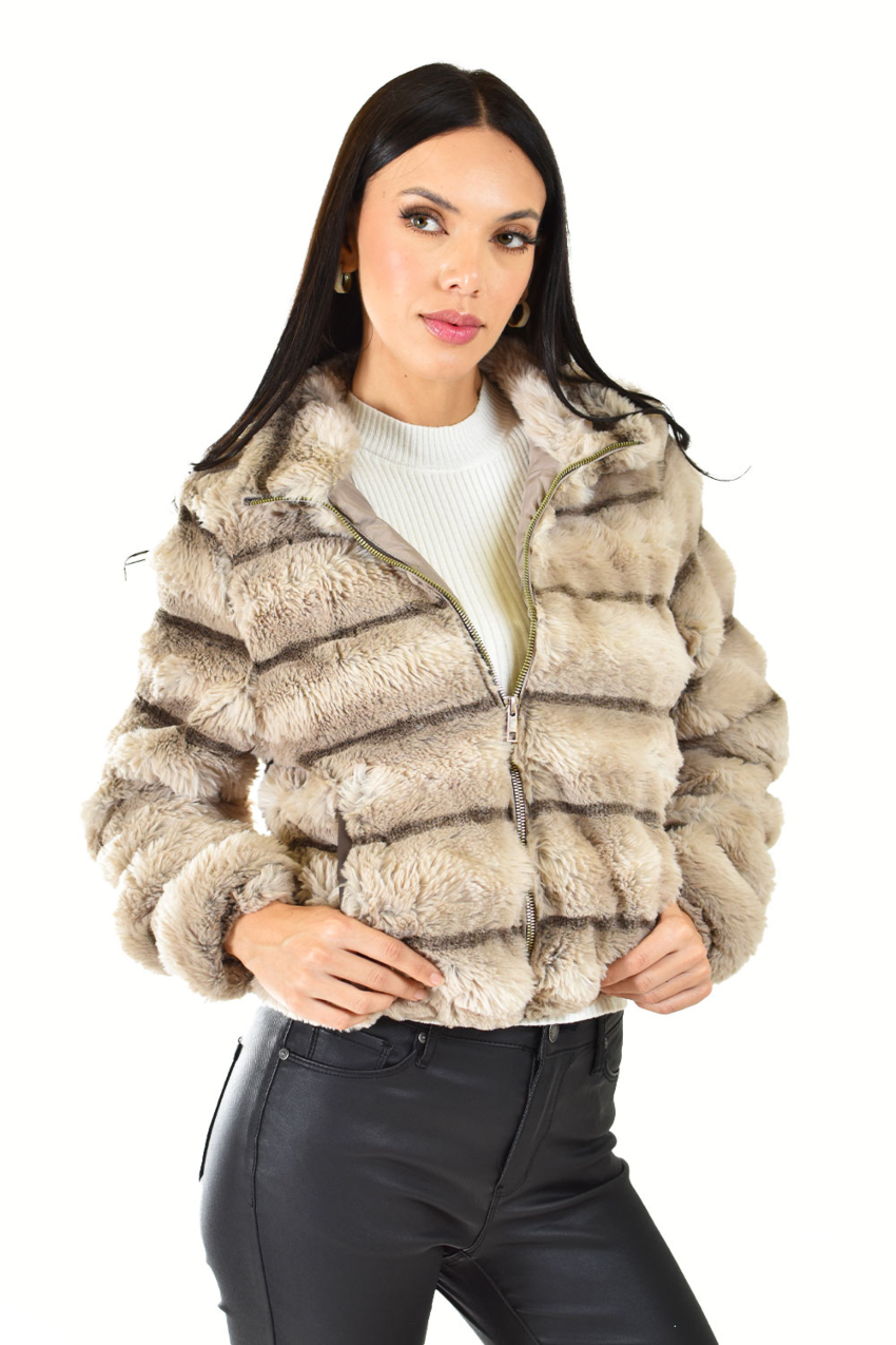 Chamarra de peluche Juvenil, 7517 (Rosa)