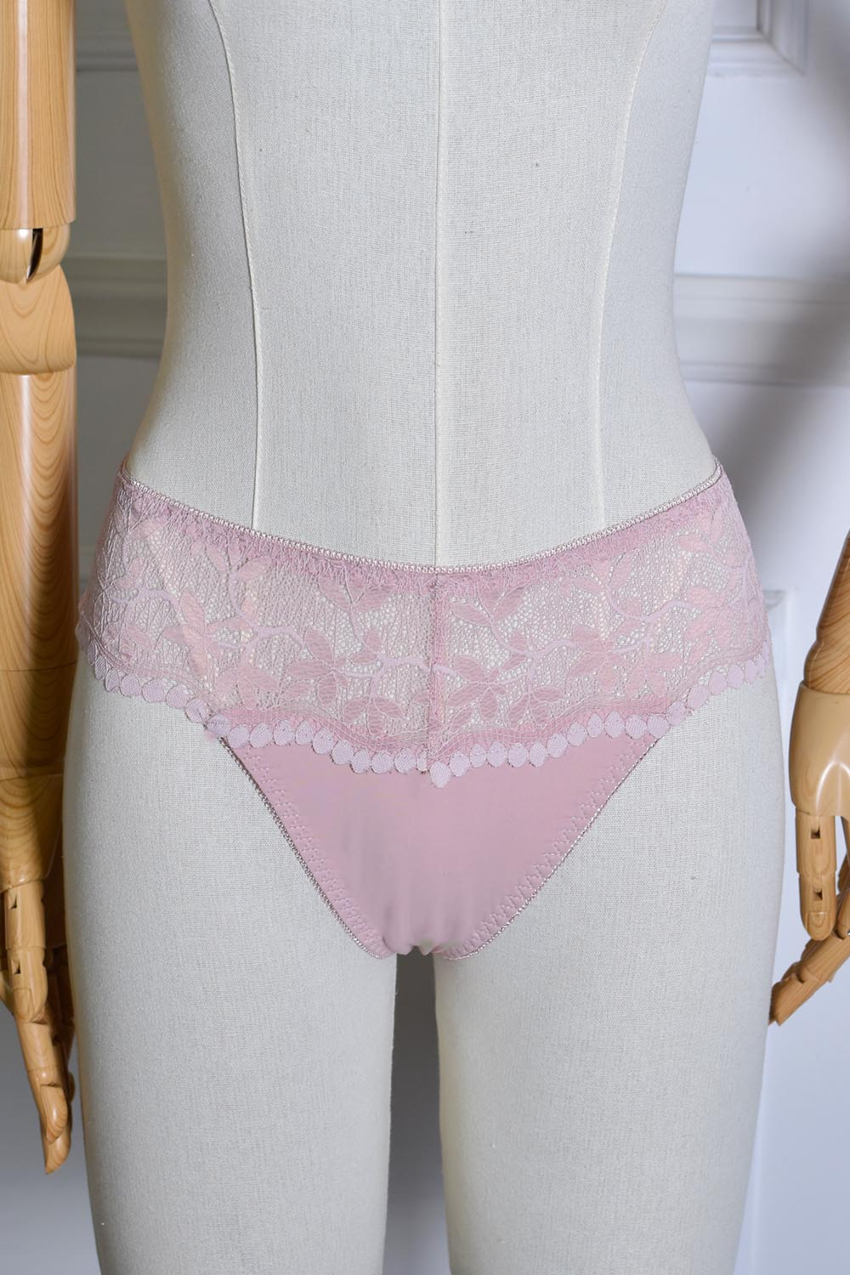 Pantie con encaje en la cintura /Tallas Extras, 842 (Palo de rosa)