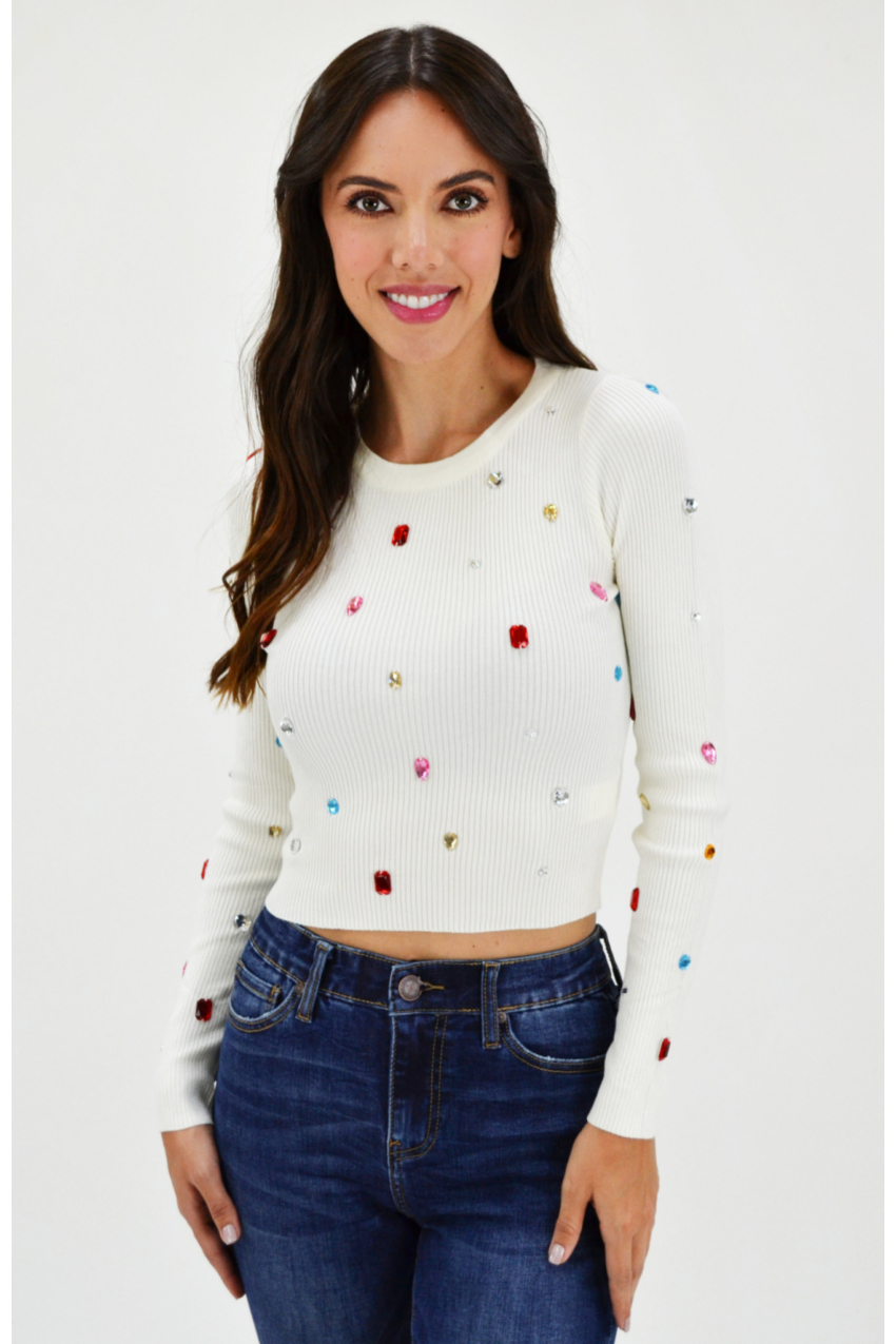 Pedrería Blusas De Mayoreo En Mexico Blusa Manga Larga Con