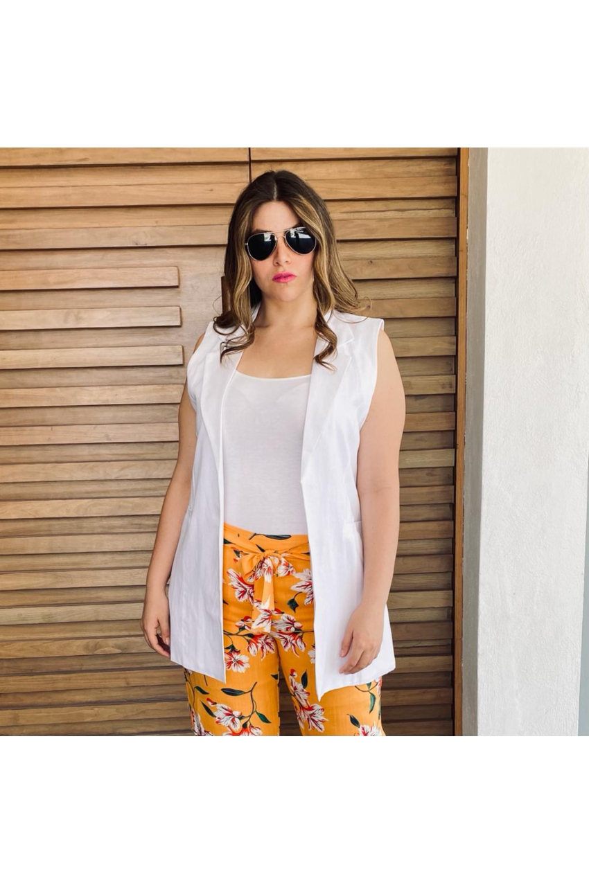 Chaleco Largo de Lino JA-ST- 076