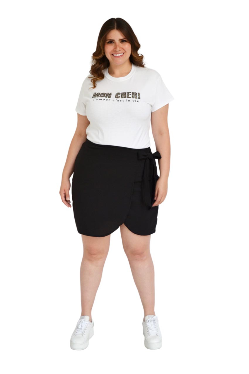 Short Falda Faldas Tallas Extras Ripley FALDA SHORT MINI SKINNY